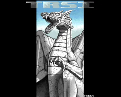image of the Pixel graphic Stone Dragon TRSI by Fade One